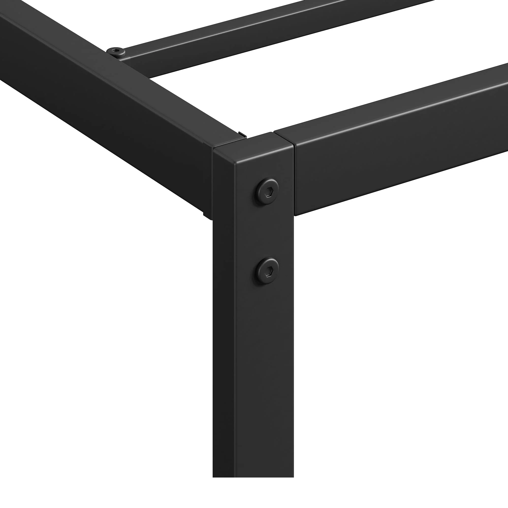 Garvee 6 Inch Queen Bed Frame No Box Spring Needed, Low Profile Bed Frame Heavy Duty Metal Platform 6 Inch Low Bed Frame with Sturdy Steel Slats, Noise Free, Easy Assembly, Black(Queen) - Image 8